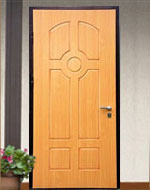 Металлические двери МДФ