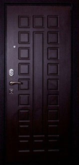 Железная дверь с зеркалом Адмирал-2