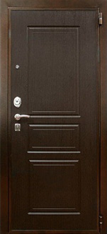 Металлическая дверь с зеркалом Адмирал-4