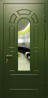 Входная металлическая дверь с зеркалом Адмирал-5