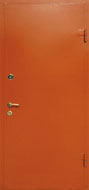 Стальная дверь Порошок + Дутая