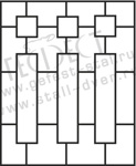 Железная Решетка №0020