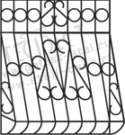 Железная Решетка №0024