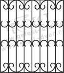 Железная Решетка №0025