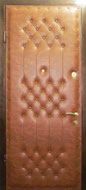 Стальная дверь Дутая + Ламинат